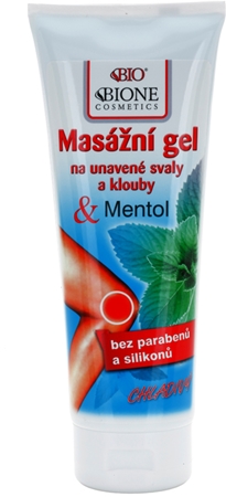 Bione Cosmetics Care gel de massage rafraîchissant muscles et articulations