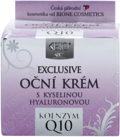 Bione Cosmetics Exclusive Q10 szemkrém hialuronsavval