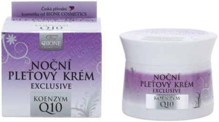 Bione Cosmetics Exclusive Q10 nočný pleťový krém