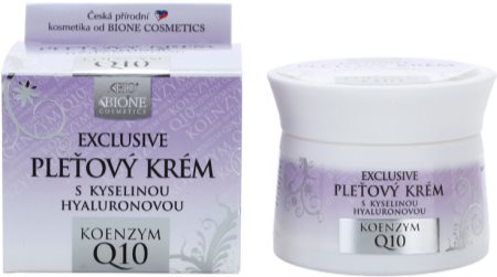 Bione Cosmetics Exclusive Q10 bőrkrém hialuronsavval
