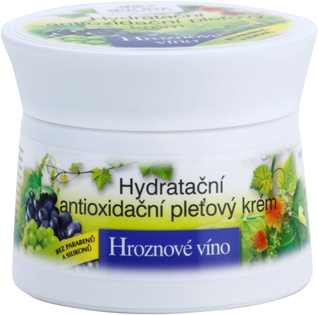 Bione Cosmetics Grapes хидратиращ крем за лице без парабени