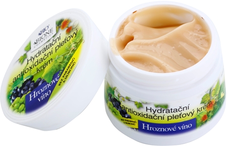 Bione Cosmetics Grapes хидратиращ крем за лице без парабени