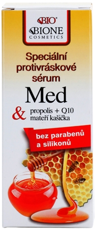 Bione Cosmetics Honey + Q10 posebni serum proti gubam
