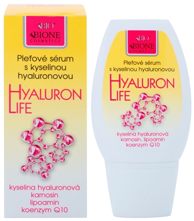 Bione Cosmetics Hyaluron Life sérum hidratante e nutritivo para rosto