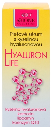 Bione Cosmetics Hyaluron Life sérum hidratante e nutritivo para rosto