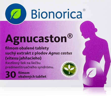 Bionorica Agnucaston 4 mg obalené tablety na liečbu predmenštruačného syndrómu