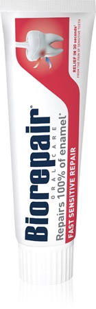 Biorepair Fast Sensitive Repair bioactieve pasta voor desensibilisatie van de tanden en herstel van het tandglazuur