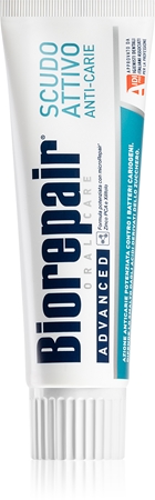 Biorepair Advanced Active Shield pasta proti zubnému povlaku a pre zdravé ďasná