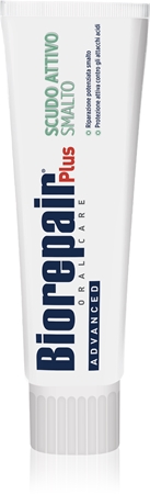 Biorepair Plus Advanced Active Shield Tandpasta Tandglazuur Bescherming