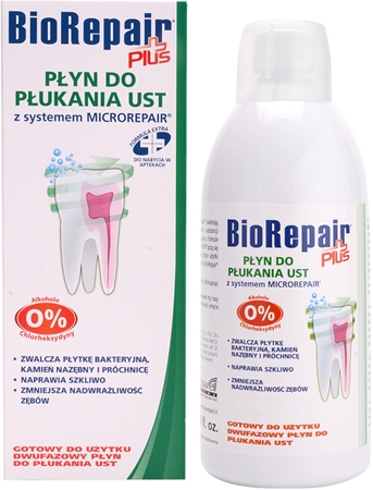 Biorepair Plus elixir bucal para fortalecer e restaurar o esmalte dos dentes