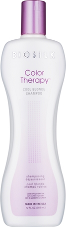 Biosilk Color Therapy Cool Blonde Shampoo Schampo för neutralisering av gula toner