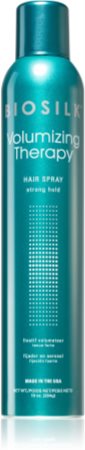 Biosilk Volumizing Therapy Hair Spray Haarlack mit starker Fixierung für glattes Styling und Volumen