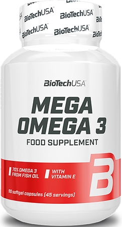 BioTechUSA Mega Omega 3 wsparcie prawidłowych funkcji organizmu