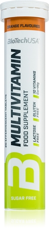 BioTechUSA Multivitamin šumivé tablety na podporu imunitného systému