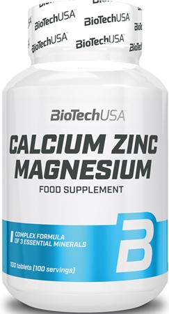 BioTechUSA Calcium Zinc Magnesium wsparcie kości i zębów