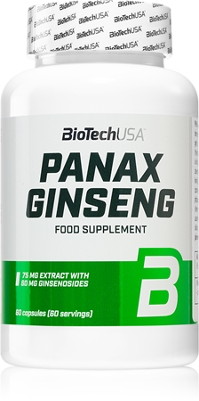 BioTechUSA Panax Ginseng kapsułki do dobrego samopoczucia psychicznego