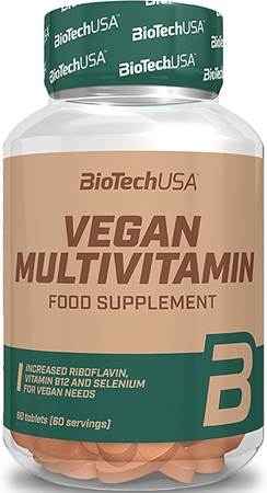 BioTechUSA Vegan Multivitamin kompleksowa multiwitamina z minerałami
