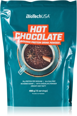 BioTechUSA Hot Chocolate prášok na prípravu nápoja s proteínom
