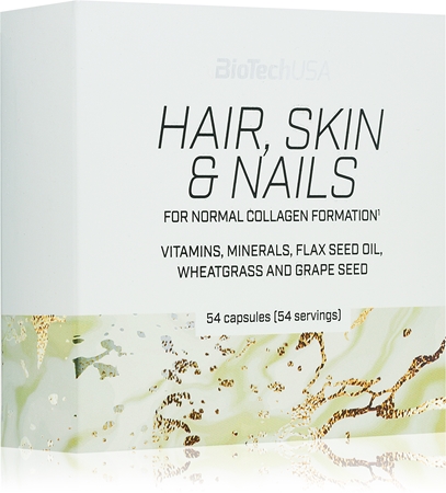 BioTechUSA Hair, Skin & Nails kapsle pro krásné vlasy, pleť a nehty