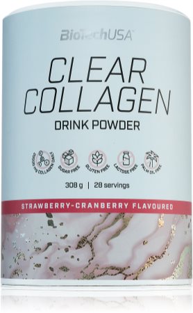 BioTechUSA Clear Collagen Pulver zur Herstellung von Getränken mit Kollagen
