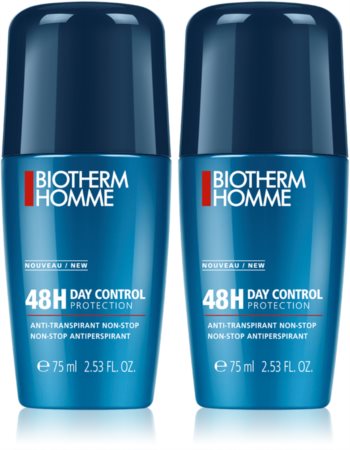 Biotherm Homme 48h Day Control antiperspirant roll-on (DUOPACK) za muškarce
