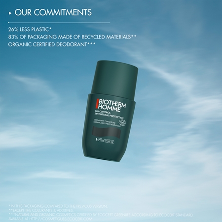 Biotherm Homme Day Control 24H Natural Protection desodorante roll-on