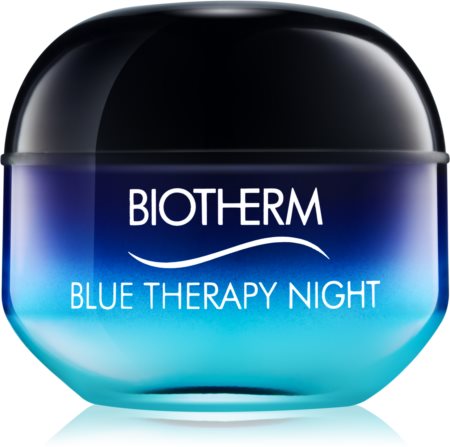 Blue alle für Falten Nachtcreme Hauttypen Therapy Biotherm gegen