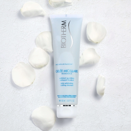Biotherm Biosource Gelée Micellaire gel nettoyant exfoliant effet régénérant