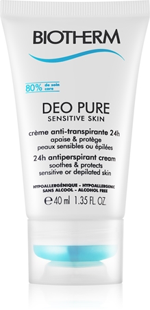 Biotherm Deo Pure Sensitive Skin kremasti antiperspirant za osjetljivu i depiliranu kožu