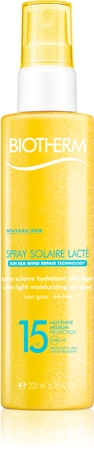 Biotherm Spray Solaire Lacté ενυδατικό αντηλιακό σπρέι SPF 15