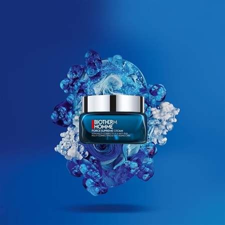 Biotherm Homme Force Supreme creme remodelar de dia para regeneração e renovação de pele
