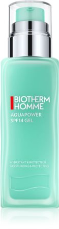 Biotherm Homme Aquapower kosteuttava ja suojaava geeli SPF:n Kanssa