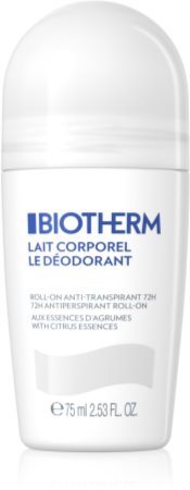 Biotherm Lait Corporel Le Déodorant anti-transpirant roll-on  sans parabène