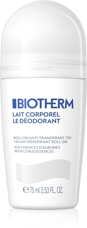 Biotherm Lait Corporel Le Déodorant antitranspirante roll-on sin parabenos