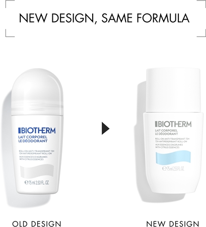 Biotherm Lait Corporel Le Déodorant antiperspirant roll-on bez parabenů