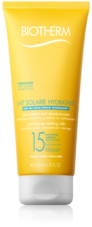 Biotherm Lait Solaire loción bronceadora para rostro y cuerpo SPF 15