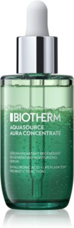 Biotherm Aquasource Aura Concentrate elvyttävä ja kosteuttava seerumi