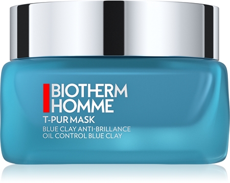 Biotherm Homme T - Pur Blue Face Clay máscara de limpeza para hidratar pele e minimizar poros