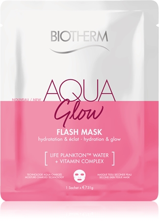 Biotherm Aqua Glow Flash Mask тканинна маска