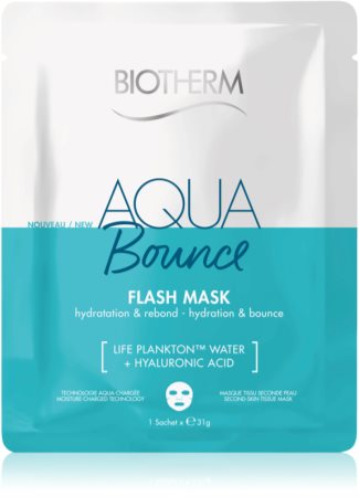 Biotherm Aqua Bounce Super Concentrate máscara em folha