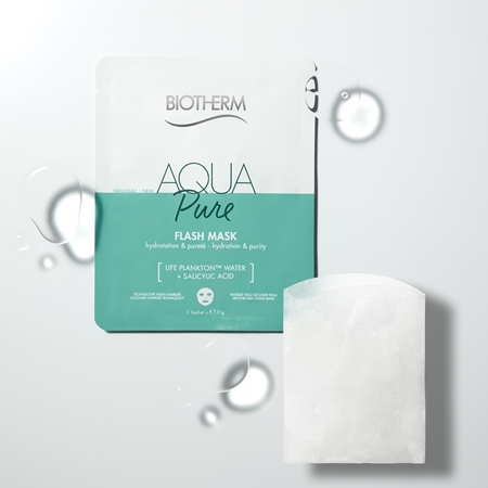 Biotherm Aqua Pure Flash Mask Sheet Mask with moisturising effect