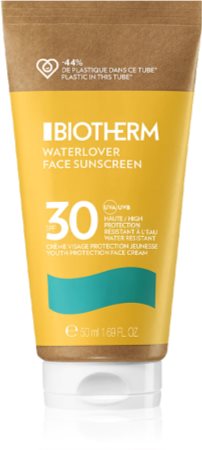 Biotherm Waterlover Face Sunscreen creme protetor facial anti-idade para peles sensíveis SPF 30