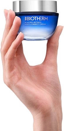 Biotherm Blue Pro-Retinol Multi Correct Cream daugybinio poveikio korekcinis kremas nuo senėjimo požymių su retinoliu