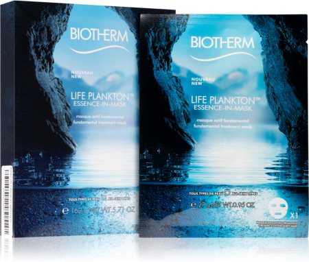 Laboratorium Gymnast Derfra Biotherm Life Plankton Essence-in-Mask Sheetmaske med nærende og fugtende  effekt | notino.dk