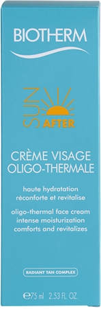 Biotherm After Sun crème après-solaire visage et décolleté