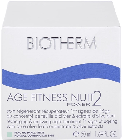 Biotherm Age Fitness 2 Nachtcreme für normale Haut und Mischhaut