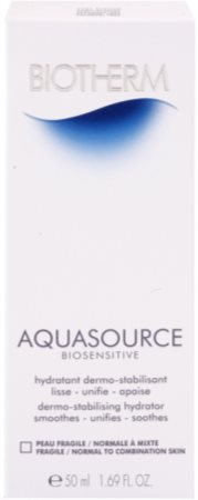 Biotherm Aquasource Biosensitive krem nawilżający do skóry wrażliwej, normalnej i mieszanej