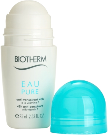 Biotherm Eau Pure 48h antiperspirant roll-on-antiperspirantti 48 tunnin vaikutus