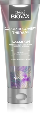 Biovax Glamour Color Recovery Therapy intenzivně regenerační šampon pro barvené vlasy