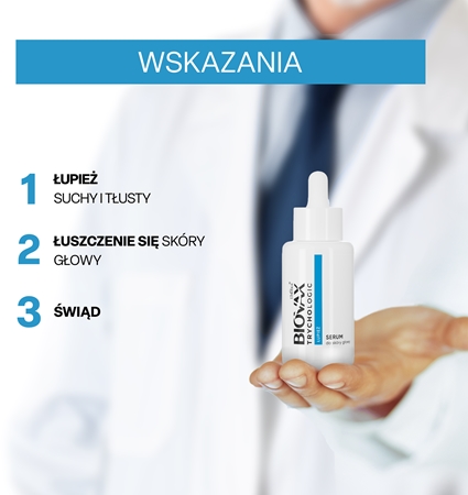 Biovax Trychologic Dandruff serum do skóry głowy przeciw łupieżowi